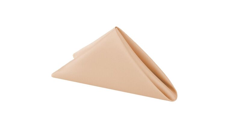 Lamour Satin Napkin 20″x20″ – Champagne | Rental