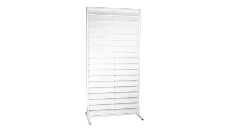 Wood – Shutter Screen White 4′ X 8’H | Rental