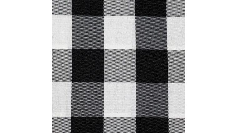 Polyester | Black & White Check | 90″ x 156″ Rectangle Tablecloth | Rental