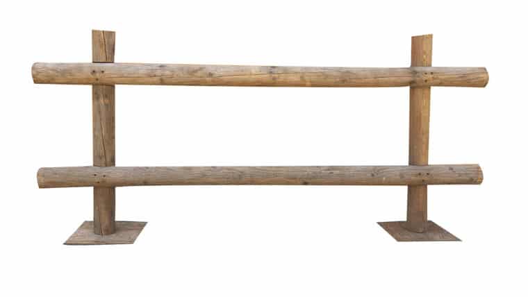 8′ Round Wood Rail Fence Kit | Rental 8′ Round Wood Rail Fence Kit | Rental
