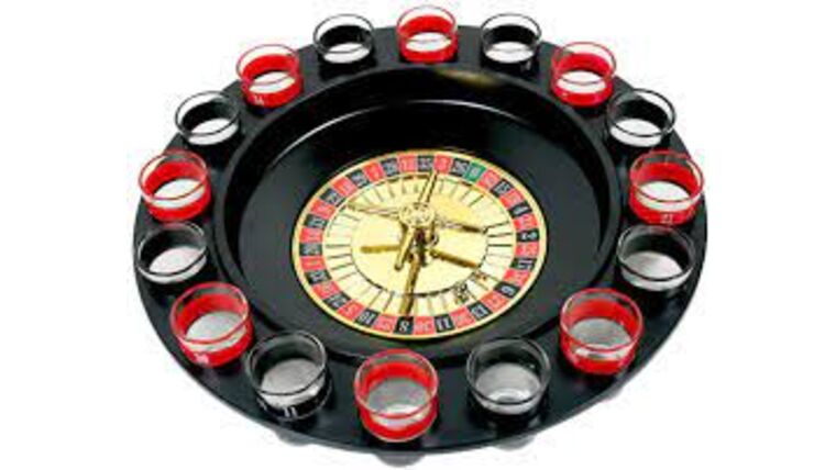 Shot Glass – Casino Shot Glass Roulette Drinking Game Set (Comes With 2 Balls and 16 Shot Glasses) | Rental
