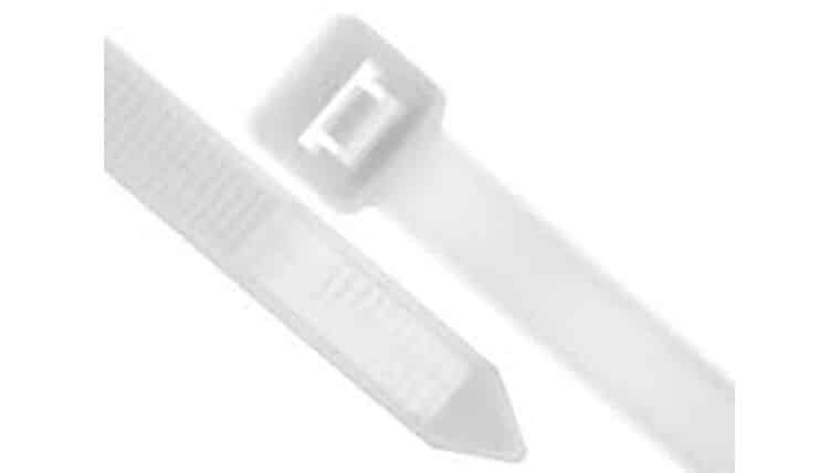 24 In. White Cable Zip Tie | Rental