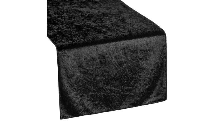Velvet Table Runner – Black | Rental Velvet Table Runner – Black | Rental
