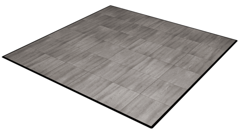 18′ x 18′ Smoked Oak Dance Floor | Rental
