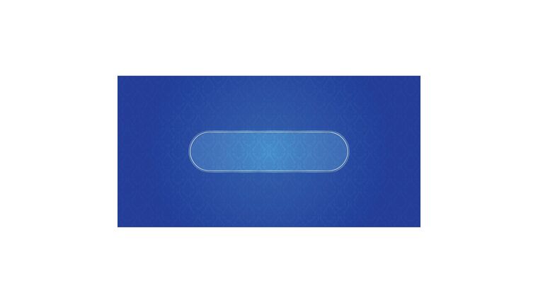 Poker/Texas Hold Em – 8′ Oval Casino Table Kit – Classic Dark Blue | Rental