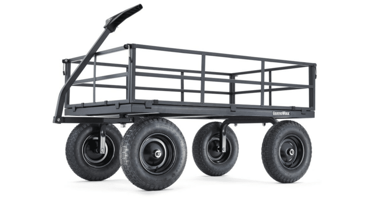 1,400 lb. Capacity Heavy-Duty Steel Utility Cart, GW-1400-2 | Rental
