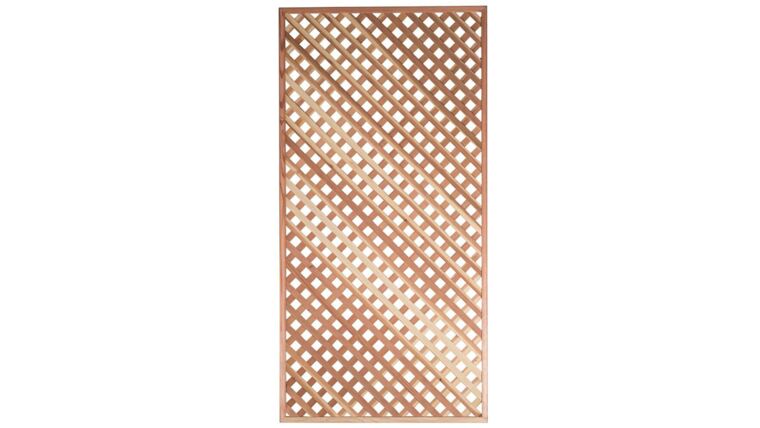 Wood – 4′ x 8′ Redwood Lattice Backdrop/Divider | Rental