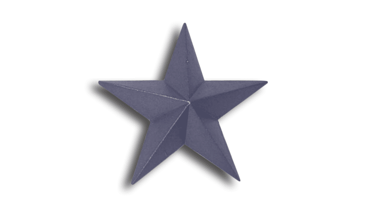 3/8″ Silver Metallic Stars | Rental 3/8″ Silver Metallic Stars | Rental