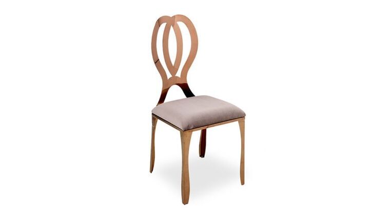 Emma Infinity Chair – Rose Gold | Rental Emma Infinity Chair – Rose Gold | Rental