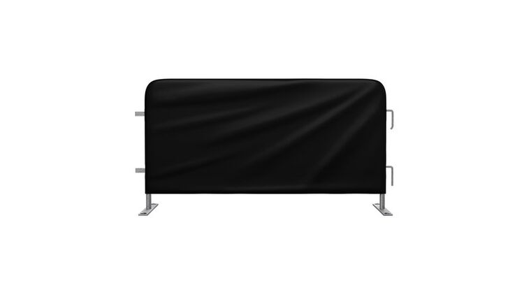Heavy Duty Barricade Jacket Cover – Vinyl – Black | Rental