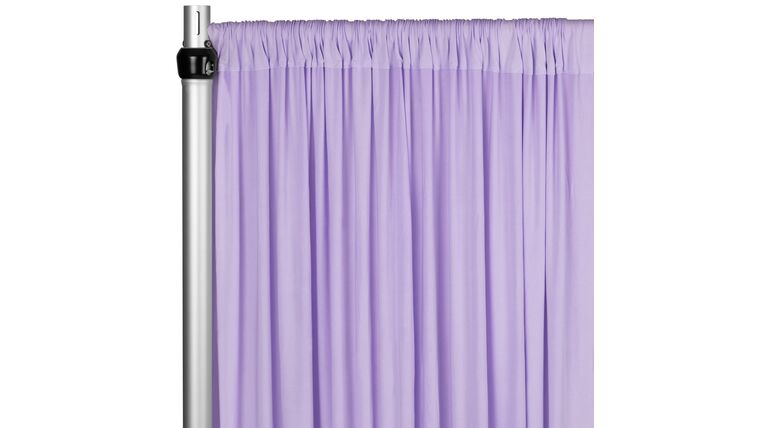 Spandex 4-way Stretch Drape Curtain 12ft H x 60" W - Lavender | Rental