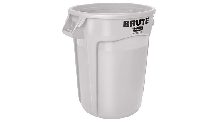 32 Gallon White Trash Can | Rental
