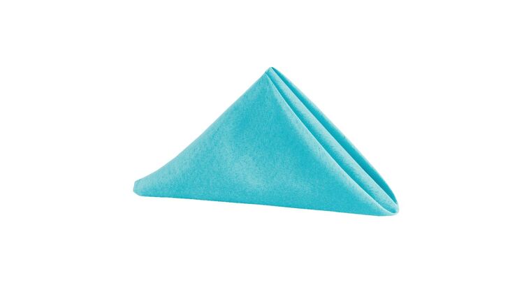 Polyester | 20" x 20" Aqua Blue Napkin | Rental