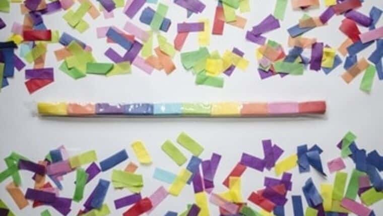 Multicolor Tissue Confetti – Sleeve Purchase | Rental