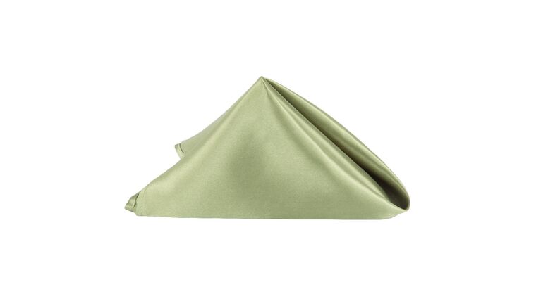 Satin Napkin 20″x20″ – Willow Green | Rental