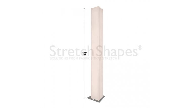 10′ Bone 12″ Hook & Loop Box Spandex Truss Sleeve Cover | Rental
