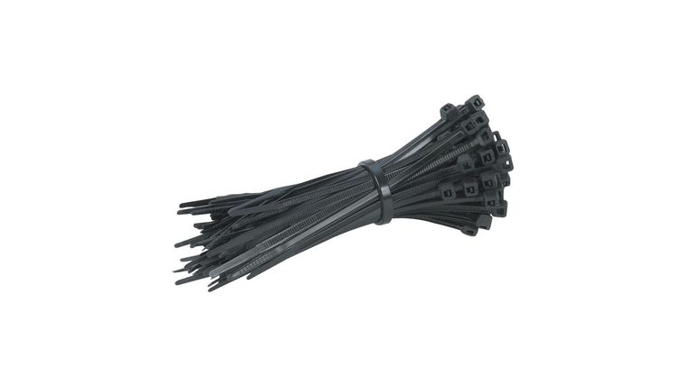 5 In. Black Cable Zip Tie | Rental