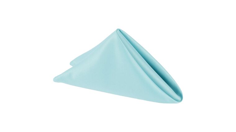 Lamour Satin Napkin 20″x20″ – Turquoise | Rental