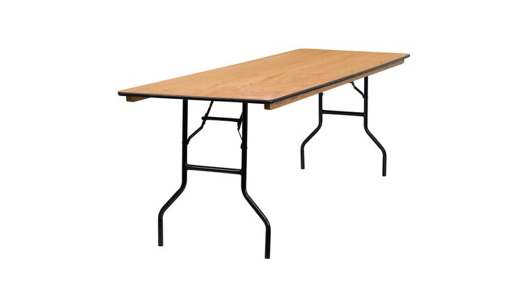 Banquet Table | Wood | 8′ x 30″ | Rental