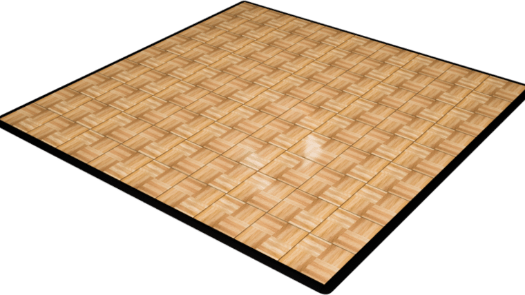 9′ x 9′ Oak Dance Floor | Rental