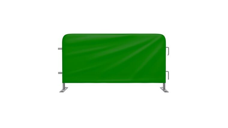 Heavy Duty Barricade Jacket Cover – Vinyl – Dark Green | Rental