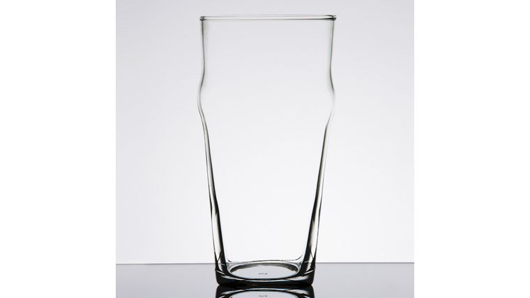 Beer Glass – 16 oz. Libbey 14806 No-Nik Custom English Pub Glass | Rental
