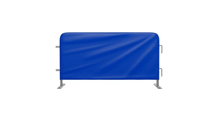 Heavy Duty Barricade Jacket Cover – Vinyl – Dark Blue | Rental