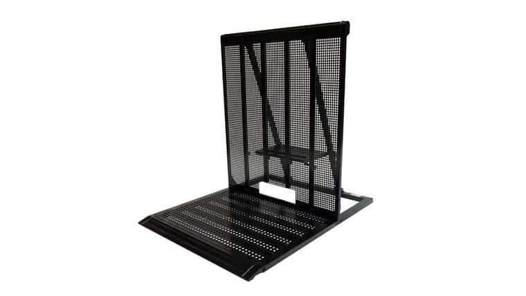 Cable Path Metal Blow-Through Concert Crowd Barricade – Black | Rental
