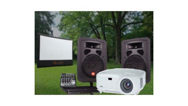 Package – Medium Outdoor Movie Night Package | Rental Package – Medium Outdoor Movie Night Package | Rental
