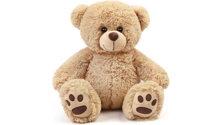 Teddy Bear Stuffed Animal, 17” Large Brown Bear Plush Toy | Rental