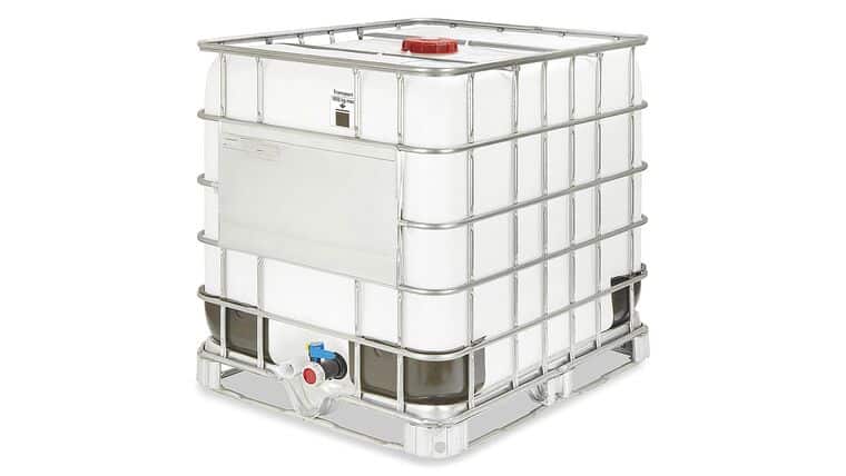 IBC Water Tank – 275 Gallons – White | Rental