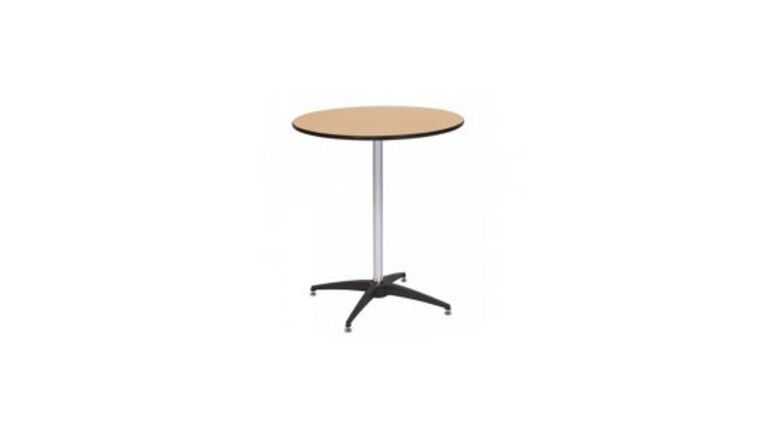 Cocktail Table – Round – Low Boy – Natural Wood – 24″ | Rental