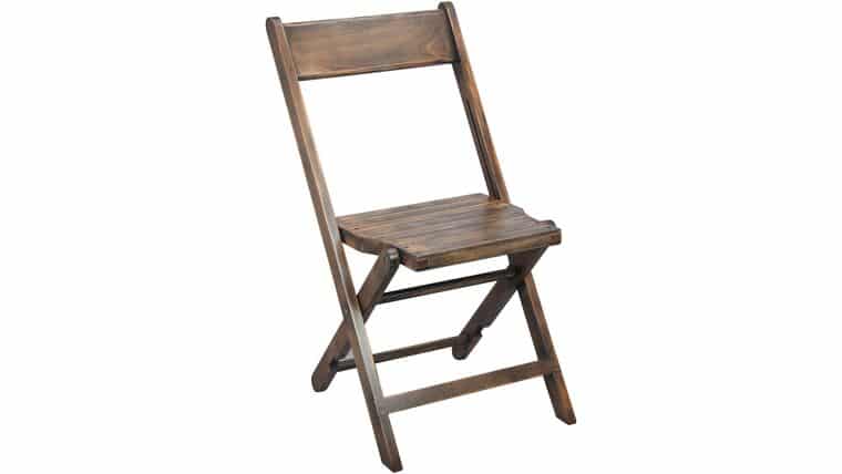 French Wood Folding Chair – Slatted – Antique Brown | Rental French Wood Folding Chair – Slatted – Antique Brown | Rental