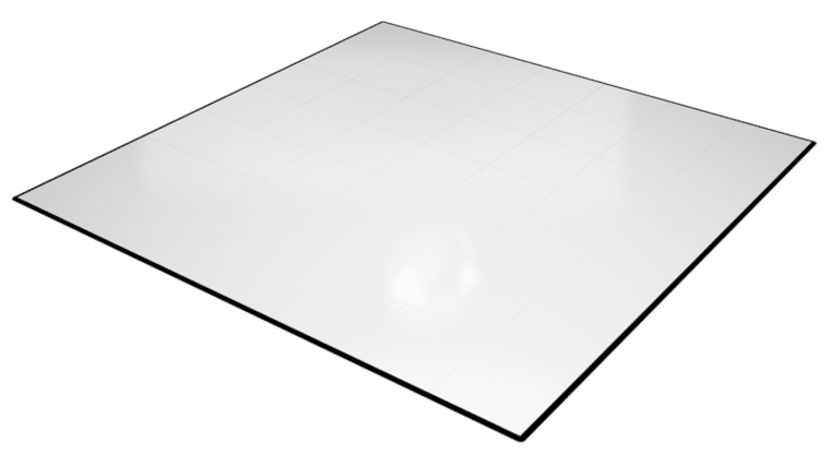 30′ x 30′ Slate White Dance Floor | Rental