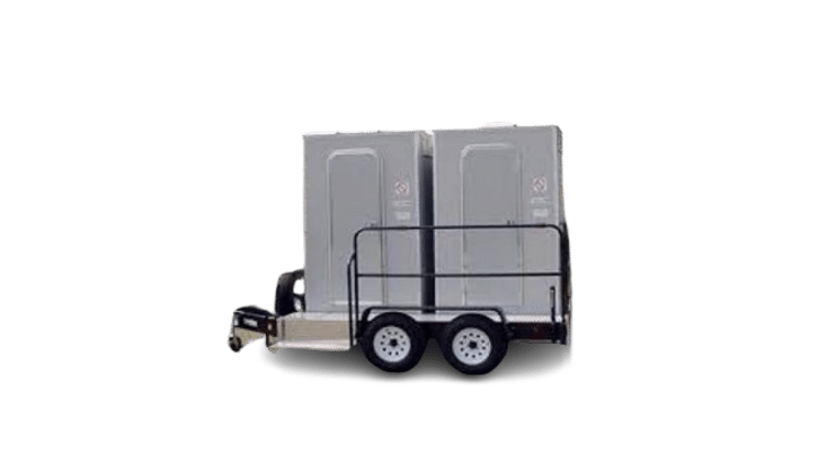 VIP – 2 Stall Restroom Trailer w/o AC or Heat | Rental
