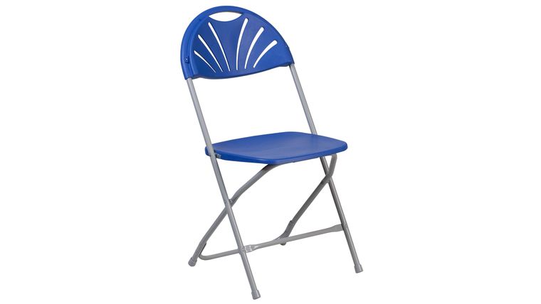 Fiesta Folding Chair – Fan Back – Blue | Rental Fiesta Folding Chair – Fan Back – Blue | Rental