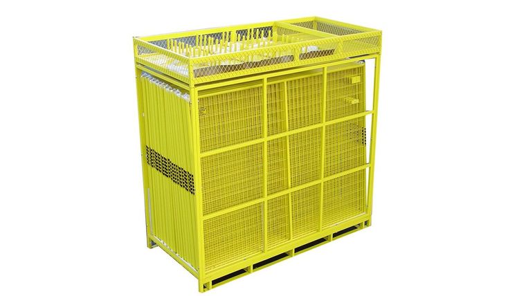 210′ Yellow Full Pallet Of Perimeter Patrol Fencing | Rental 210′ Yellow Full Pallet Of Perimeter Patrol Fencing | Rental