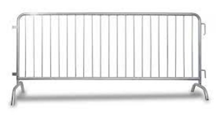 7.5′ Steel Bicycle Rack Crowd Barricade | Rental
