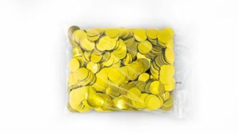1″ Gold Metallic Tissue Circles (1lb) | Purchase | Rental 1″ Gold Metallic Tissue Circles (1lb) | Purchase | Rental