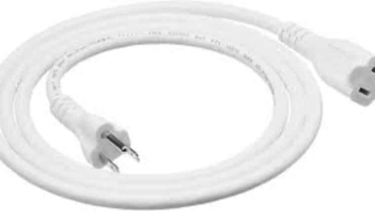 Power Cable | White | 14/3 | 25' | Rental