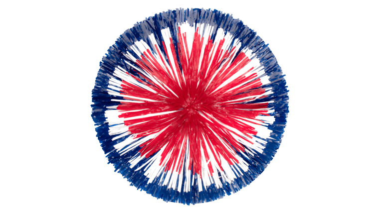 Red, White & Blue Tissue Streamer | Rental
