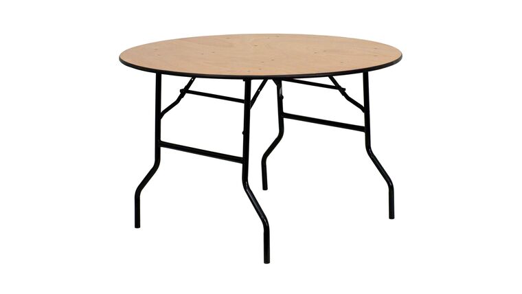 Banquet Table | Wood | Round | 30″ | Rental