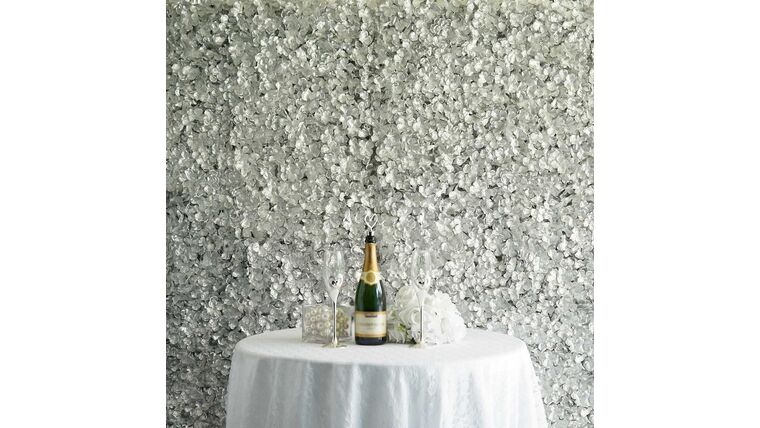 Flower Wall – UV Protected Silver Artificial Hydrangea Flower Wall Panels | Rental Flower Wall – UV Protected Silver Artificial Hydrangea Flower Wall Panels | Rental