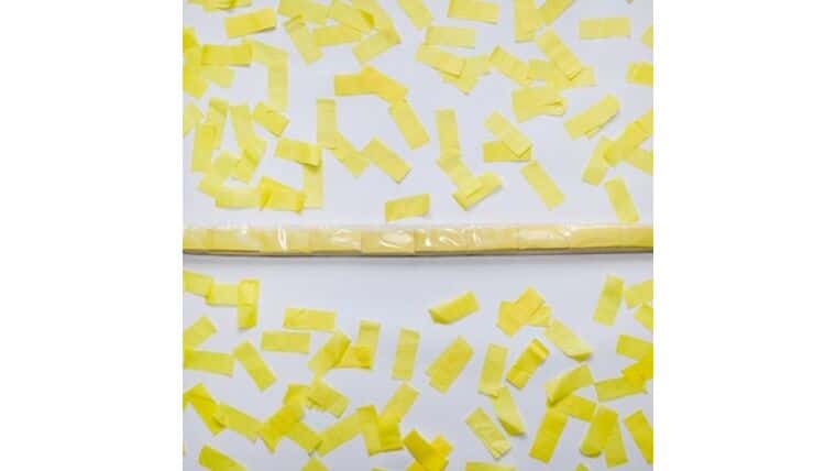 Yellow Tissue Confetti – Sleeve | Rental