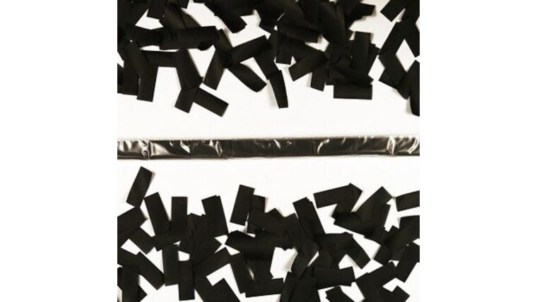 Black Tissue Confetti Sleeve | Rental