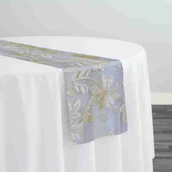 Claire Lace Table Runner in Ivory | Rental