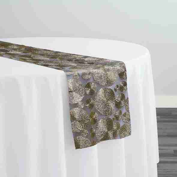 Coin Table Runner in Champagne | Rental
