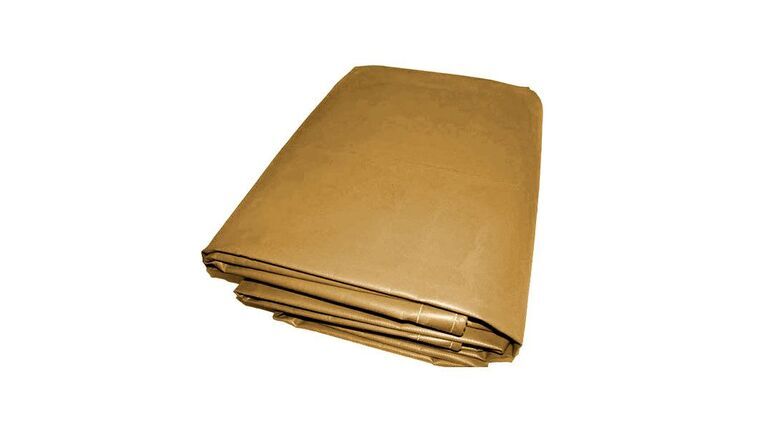 10′ x 25′ – Tan 22 oz Fire Retardant Vinyl Tarp | Rental