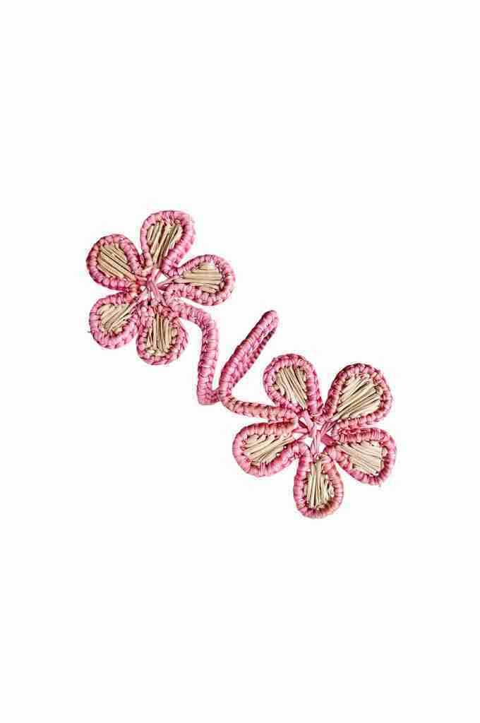 Double Bloom Woven Napkin Ring | Rental