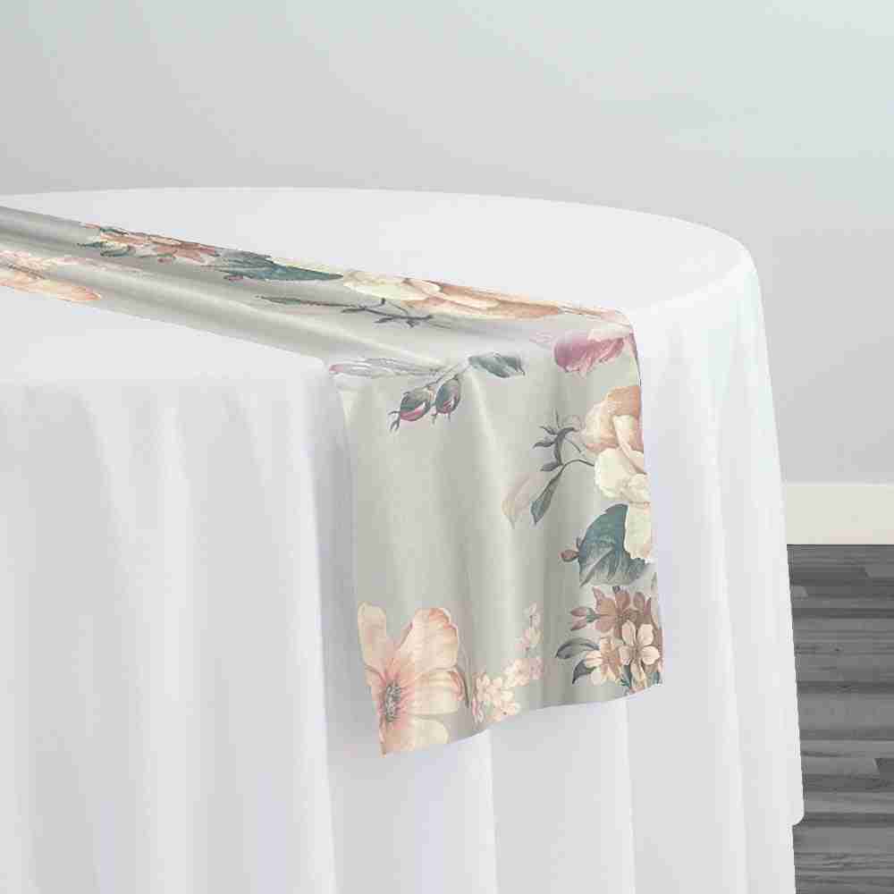 Dusk Bloom (Poly Print) Table Runner | Rental